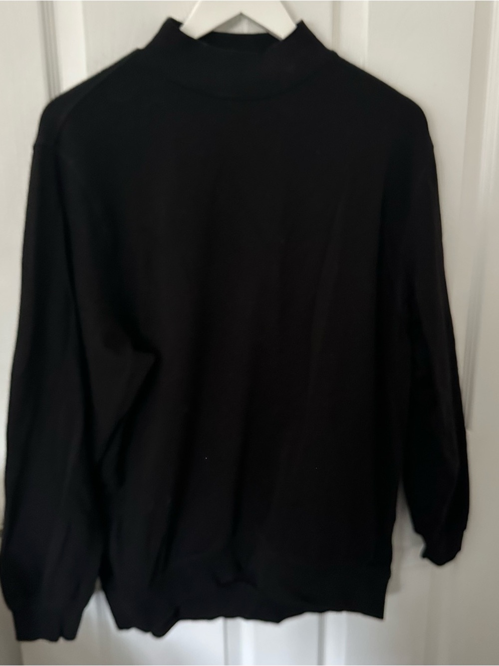 Black High Neck Sweatshirt